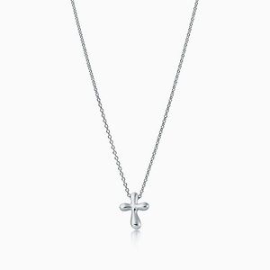 Tiffany & Co Elsa Peretti cross pendant in sterling silver
